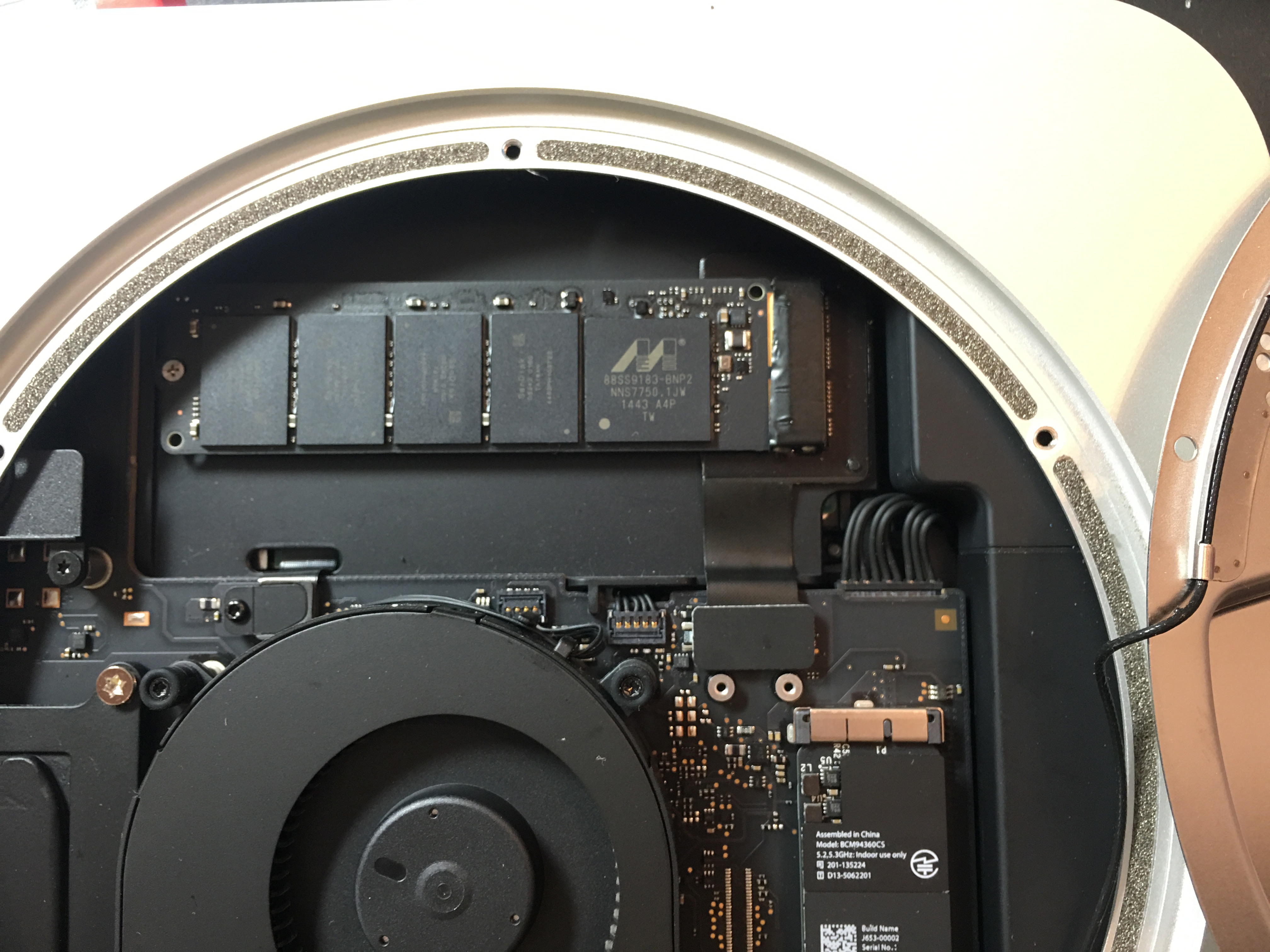 Mac mini 2014 SSD追加とFusion Drive