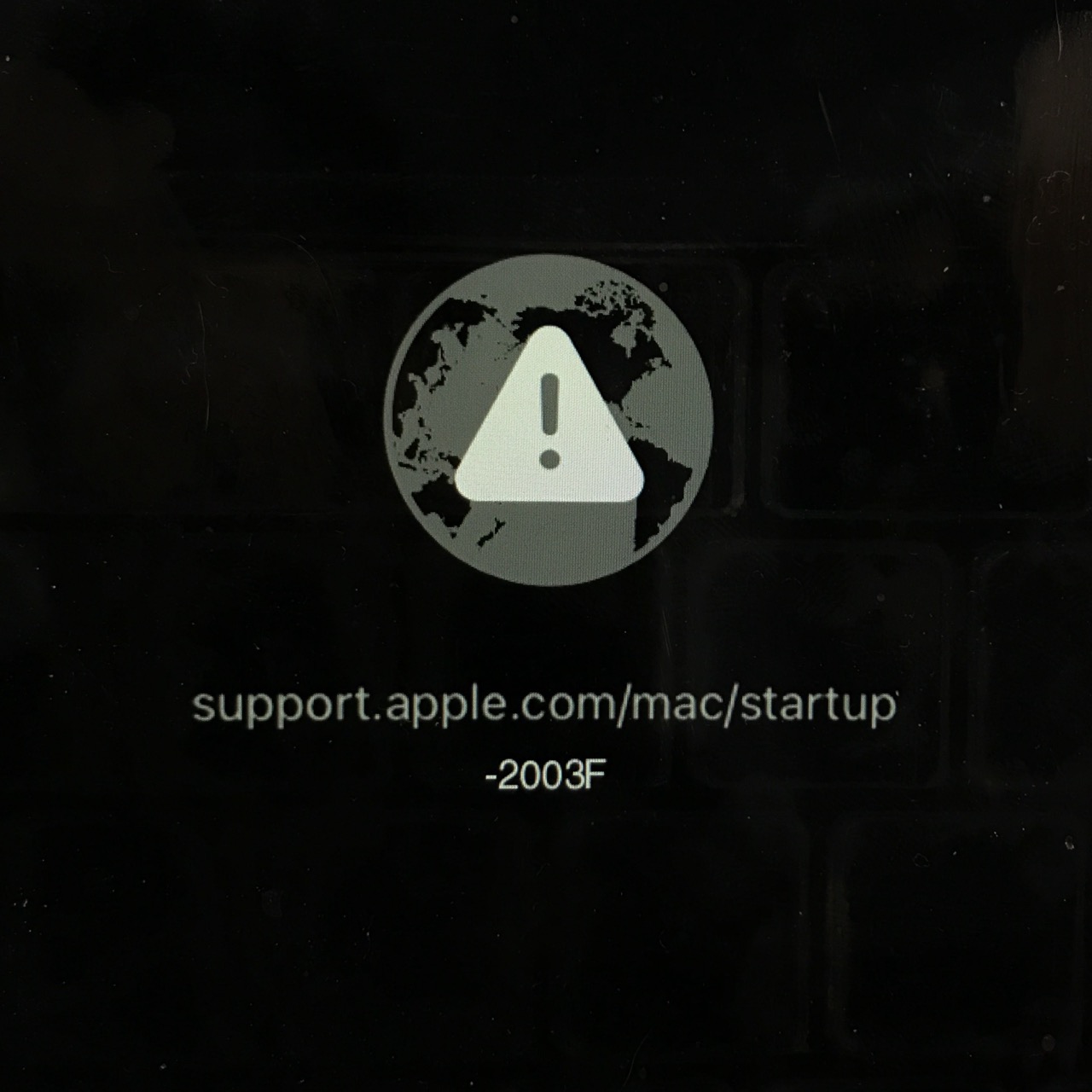 MacBook Air (Retina, 13-inch, 2018) リカバリーモードに入れない